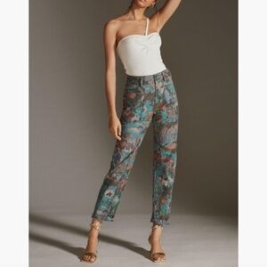 Anthropologie Pilcro The Wanderer Floral Print Utility Pants